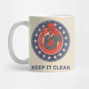 Keep it Clean America 1958 - Disstresed Vintage Style Mug